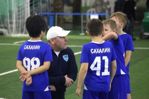 23 февраля в СШ «Сахалин» отметили футбольным турниром