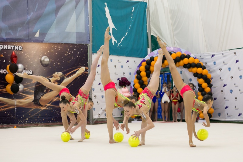 Сахалинские гимнастки выступили на открытых областных соревнованиях 